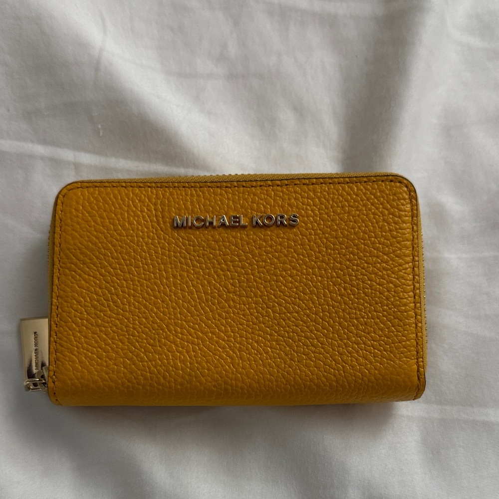Michael Kors Mustard Leather Wallet